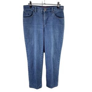 Gloria Vanderbilt Straight Jeans 6 Women’s Dark Wash Pre-Owned [#3592]